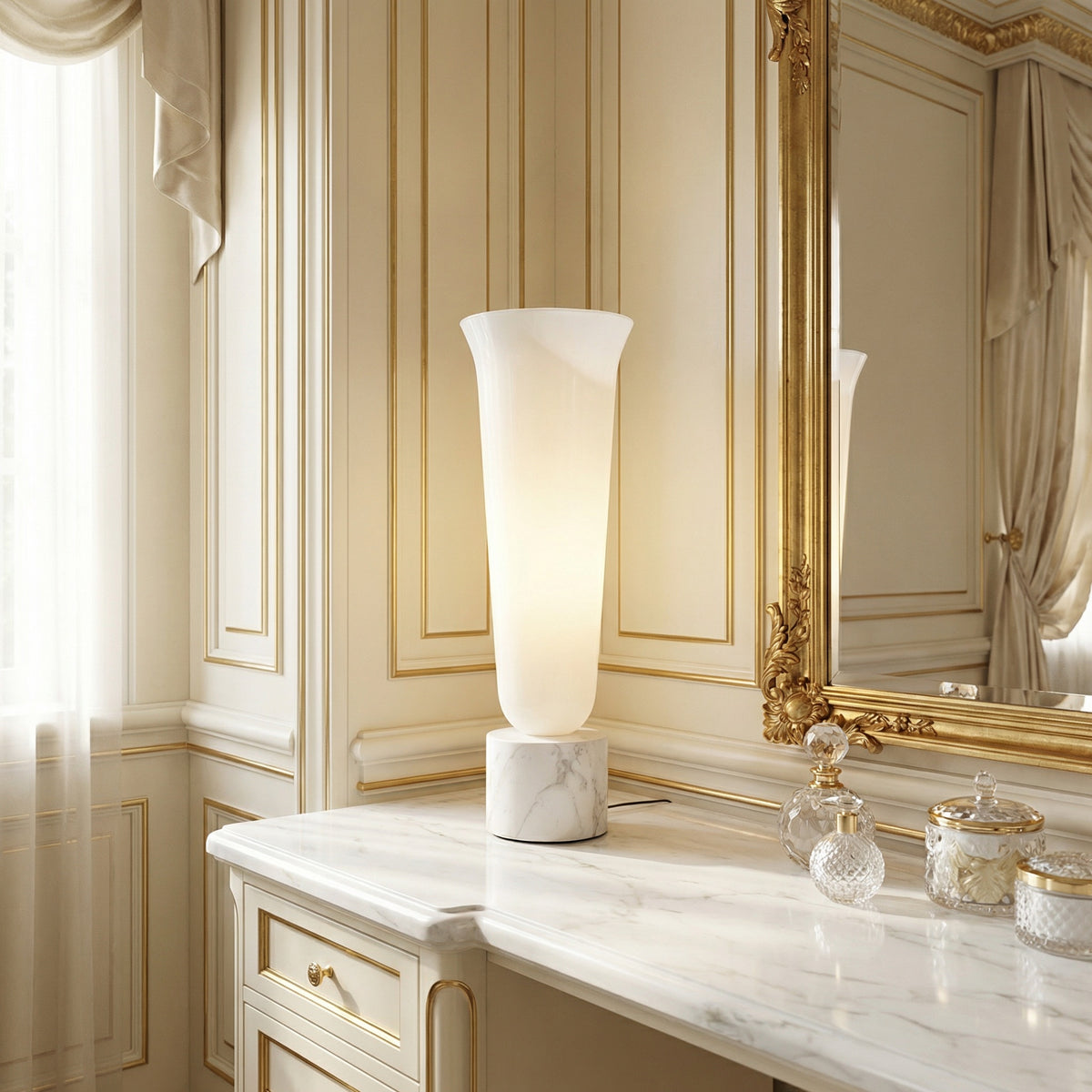 Yiosi Cristallo Glass Table Lamp 4" Style A - scene-2