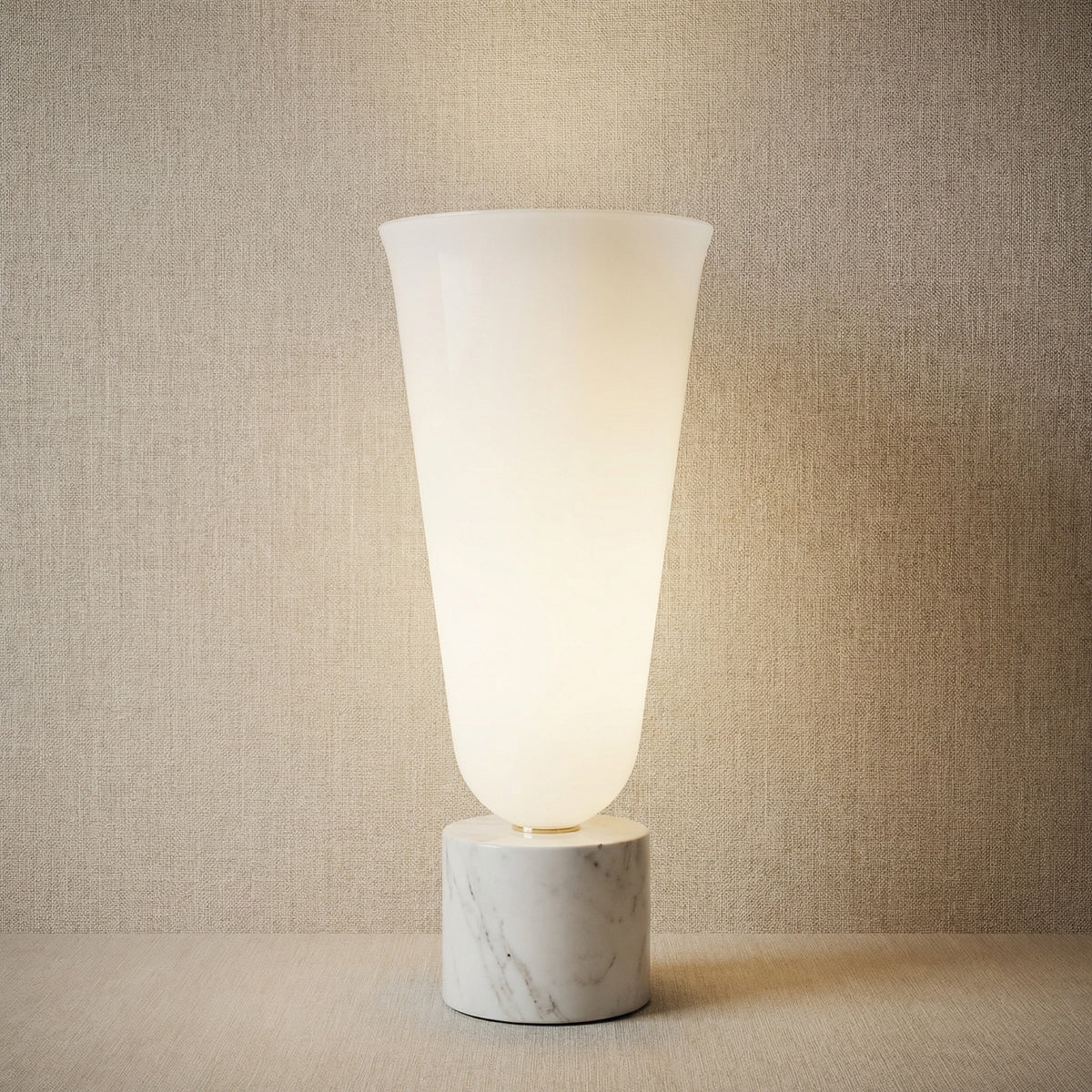 Yiosi Cristallo Glass Table Lamp 4" Style A - 6" (Dia 140mm)
