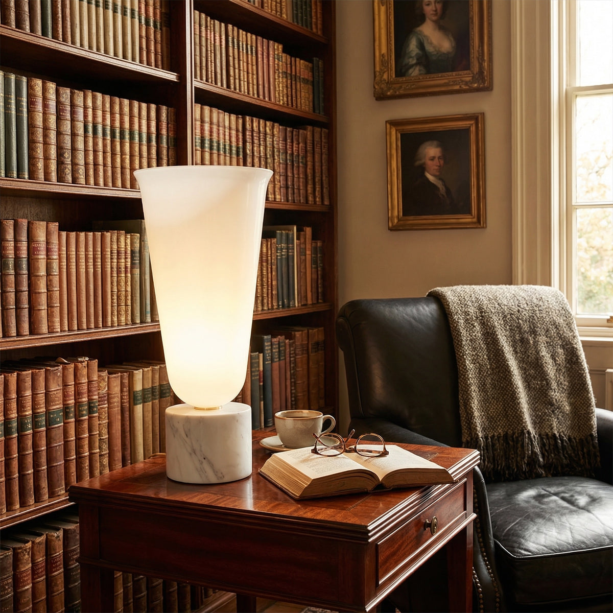 Yiosi Cristallo Glass Table Lamp 4" Style A - scene-3