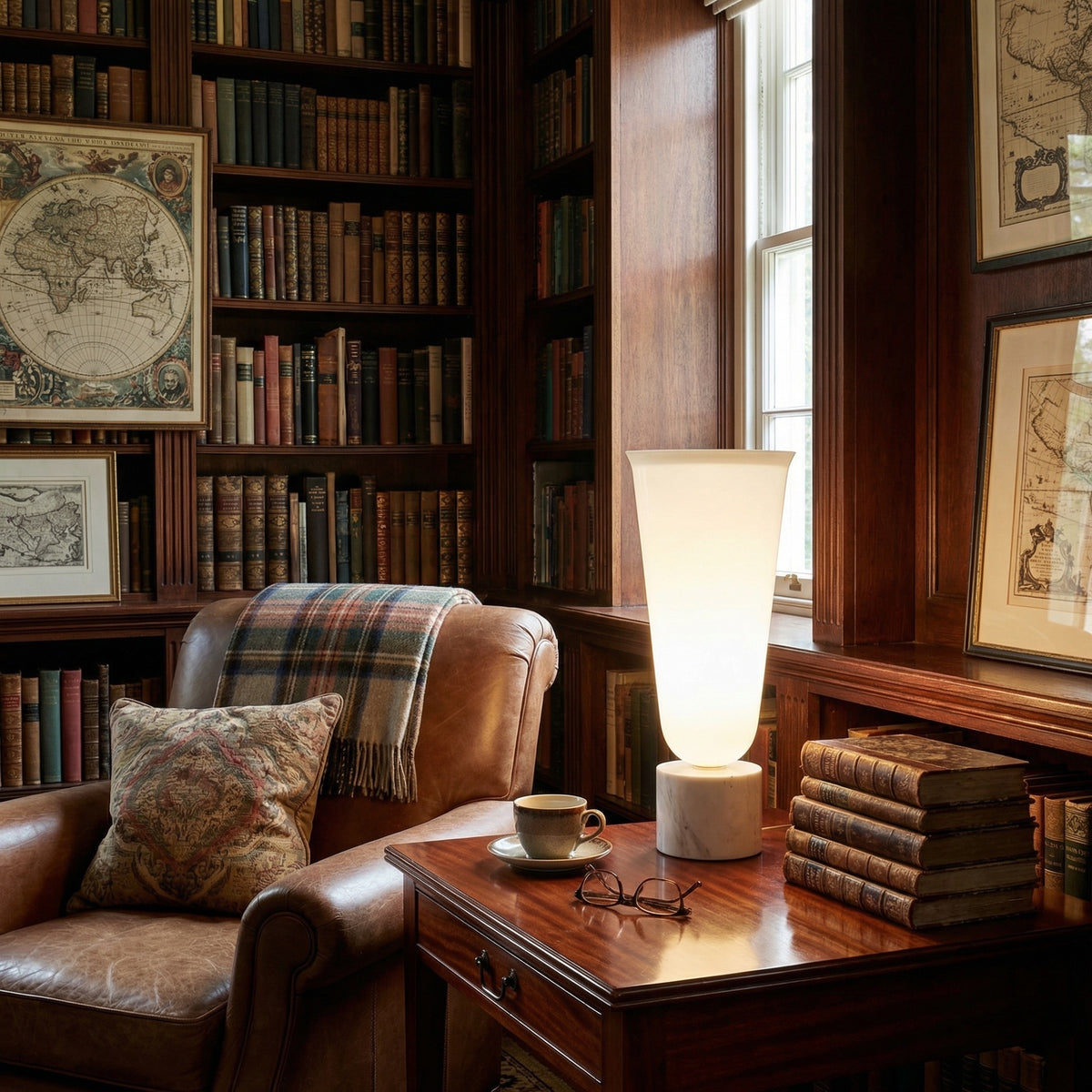 Yiosi Cristallo Glass Table Lamp 4" Style A - scene-3