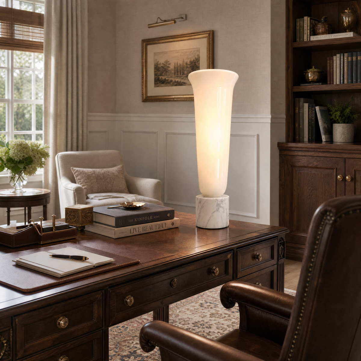 Yiosi Cristallo Glass Table Lamp 4" Style B
