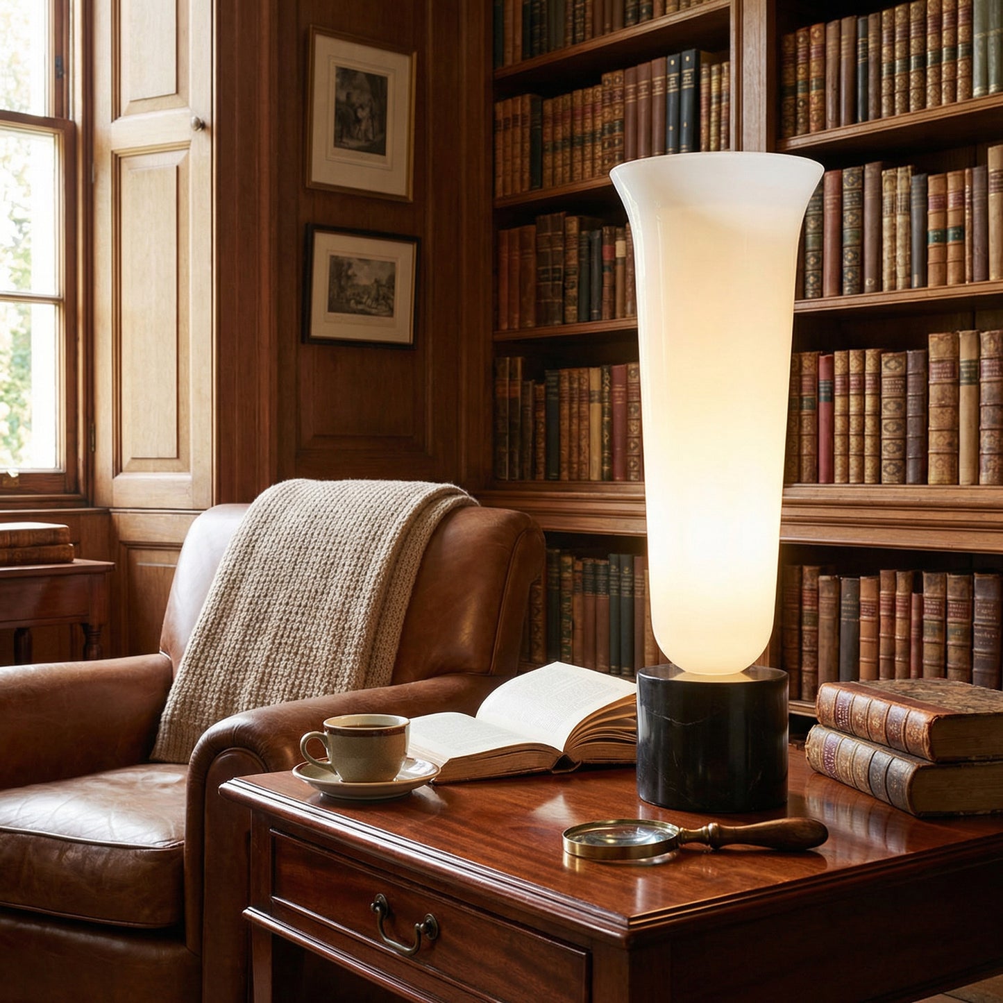 Yiosi Cristallo Glass Table Lamp 6" Style A - scene-3