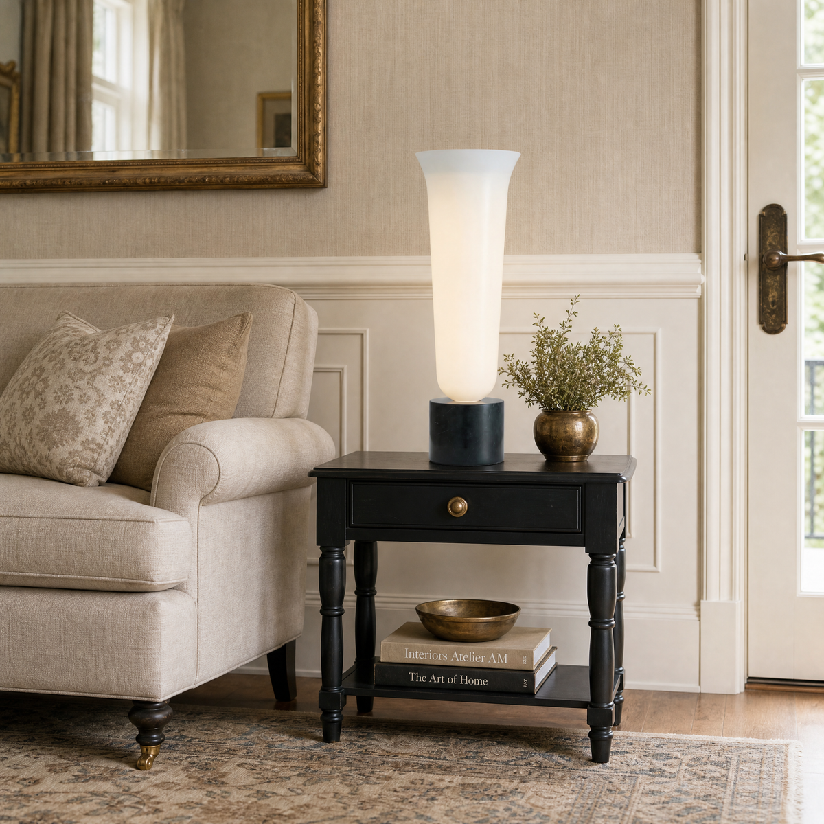 Yiosi Cristallo Glass Table Lamp 6" Style A