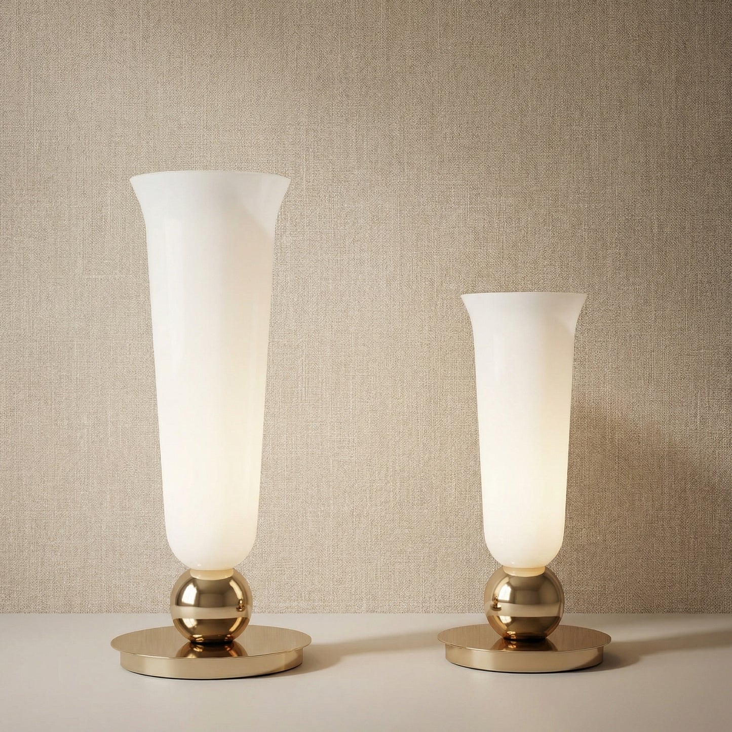 Yiosi Cristallo Glass Table Lamp 6" Style B - 6" (Dia 160mm)