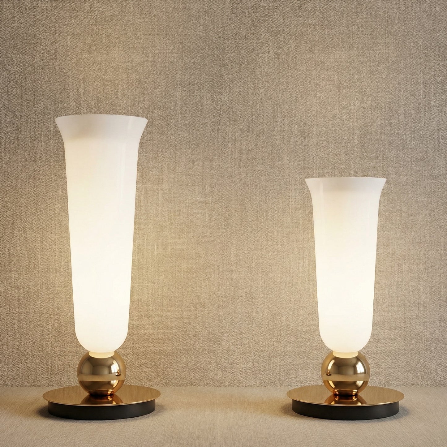 Yiosi Cristallo Glass Table Lamp 7" Style A - 7" (Dia 190mm)