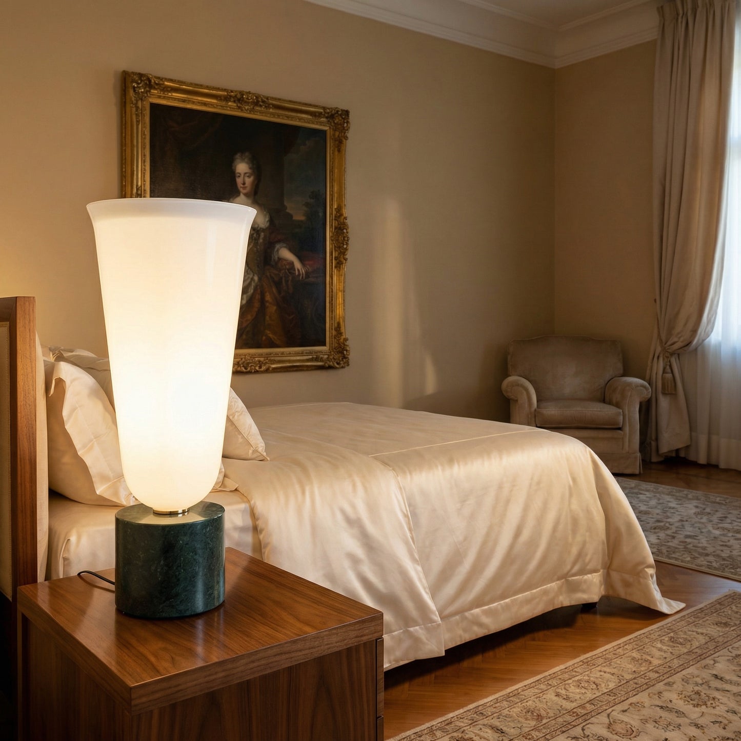 Yiosi Cristallo Glass Table Lamp 7" Style B - scene-1