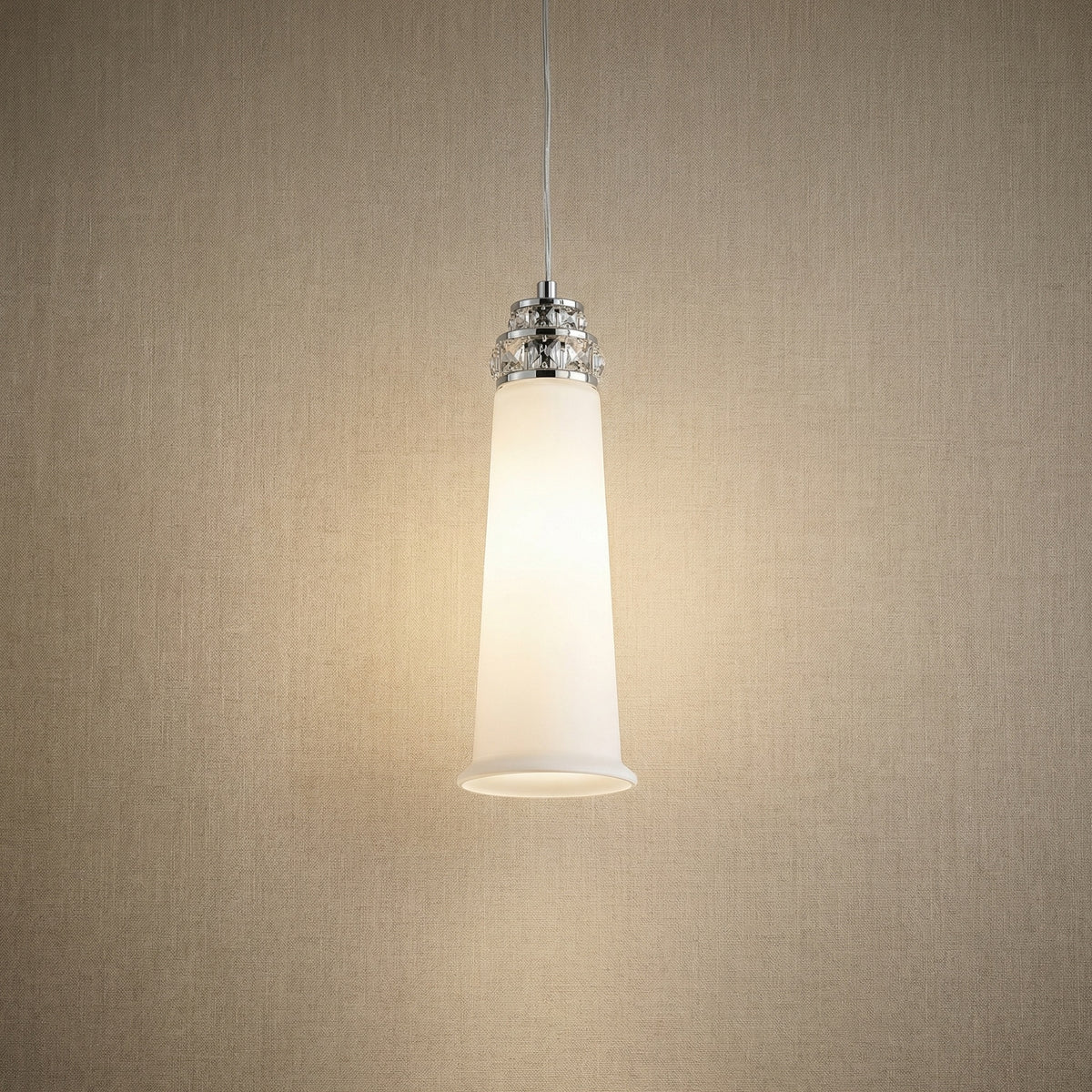 Yiosi Cristallo Grand Cascading Glass Pendant Light - 6" (Dia 140mm)