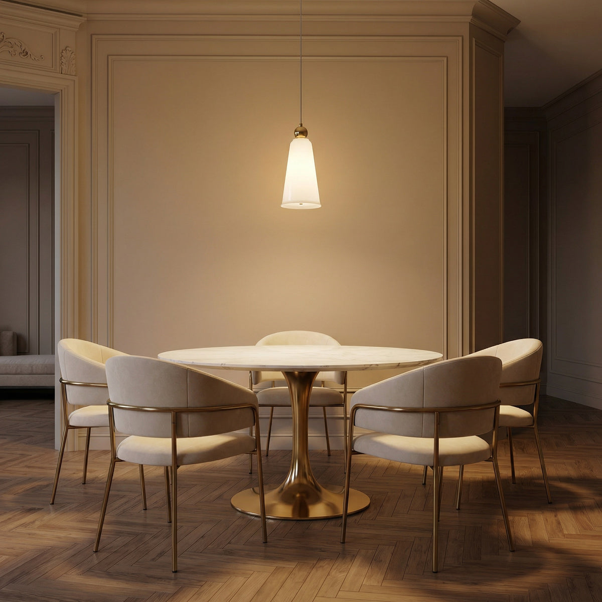 Yiosi Cristallo Grand Cascading Glass Pendant Light - scene-1
