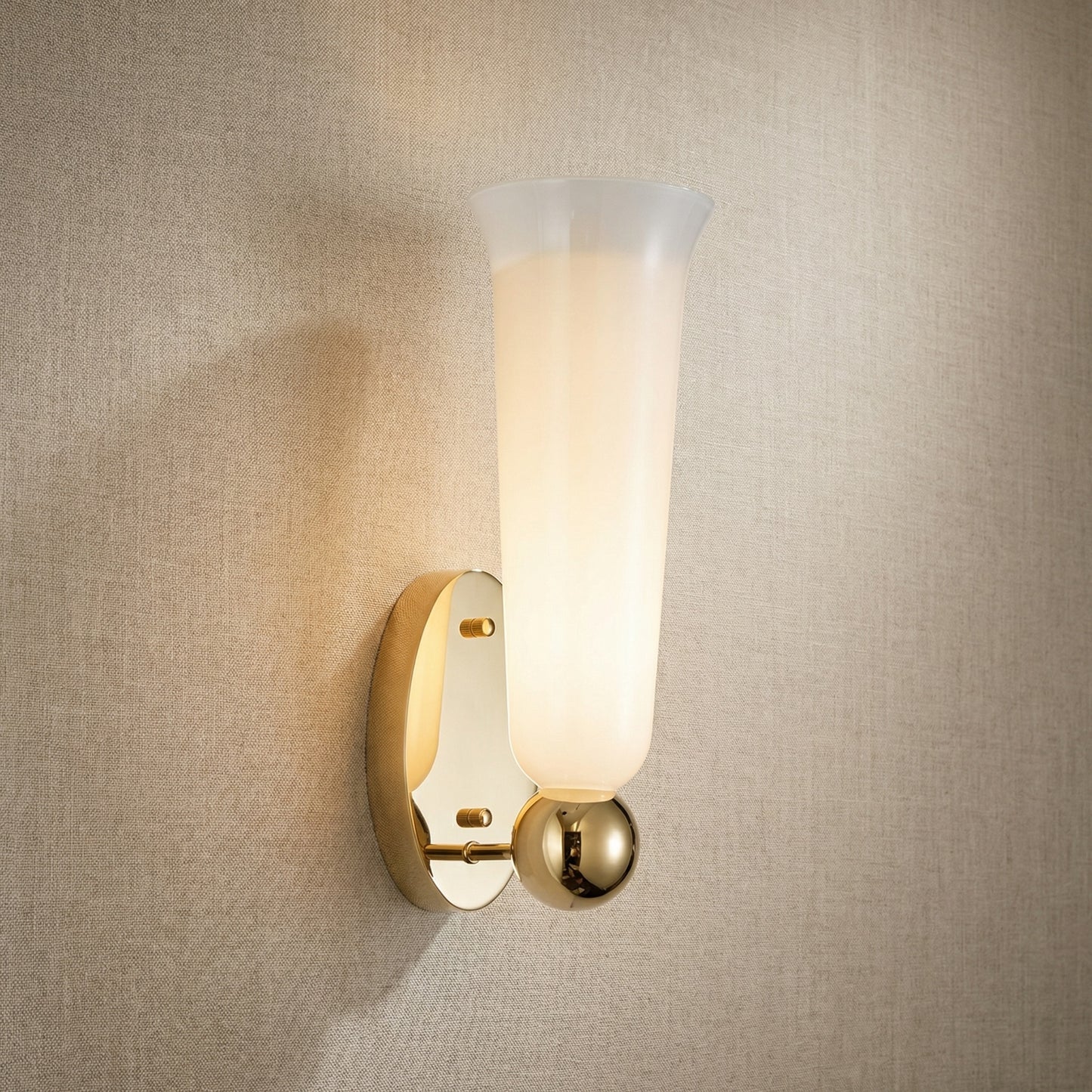 Yiosi Cristallo Mini Glass Wall Sconce - 6" Linear (L140mm)