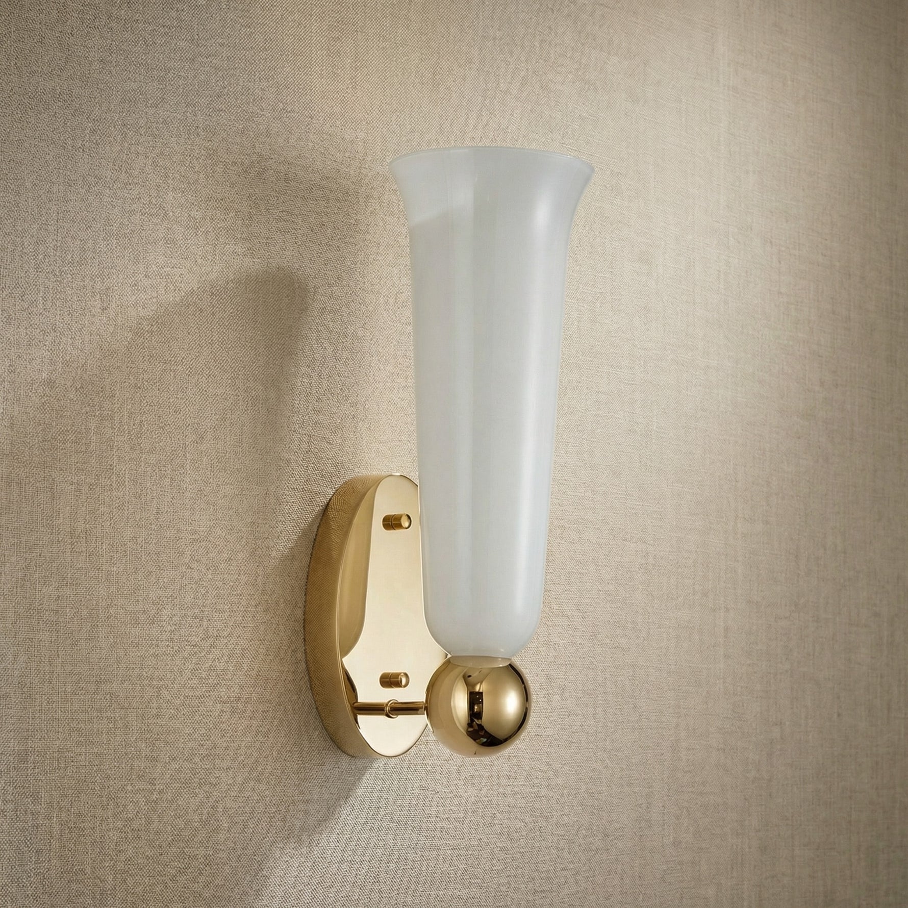 Yiosi Cristallo Mini Glass Wall Sconce - dark