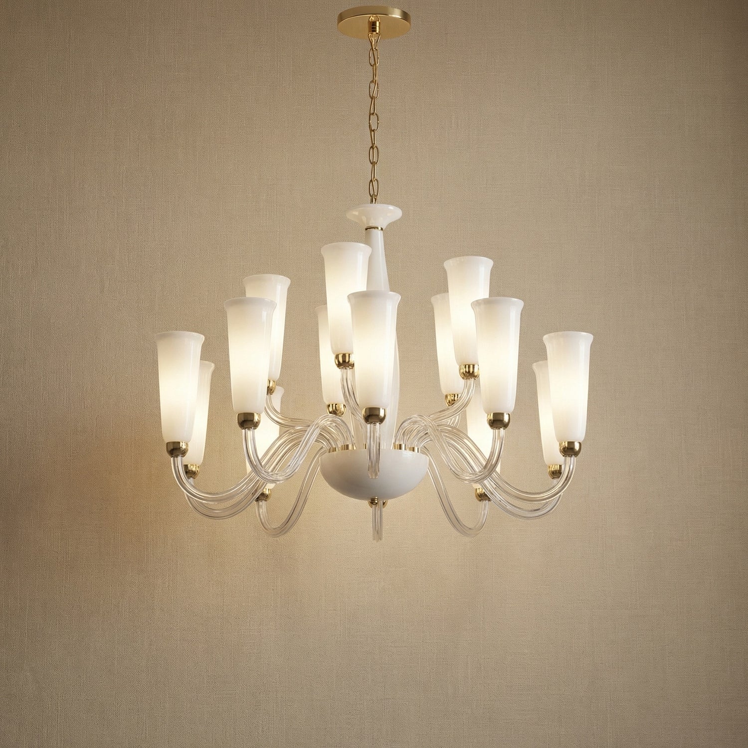 Yiosi Cristallo Nested Crystal Pendant Light - 39" (Dia 1000mm)