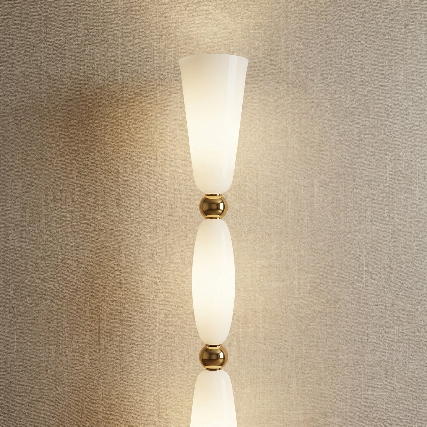 Yiosi Cristallo Triple Glass Floor Lamp - 10" (Dia 250mm)
