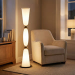 Yiosi Cristallo Triple Glass Floor Lamp - scene-1