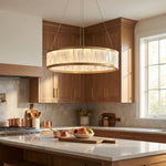 Yiosi Crystara Natural Stone Pendant Light 39" Style A - scene-2