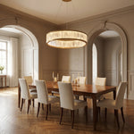 Yiosi Crystara Natural Stone Pendant Light 39" Style A - scene-2