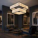 Yiosi Crystara Natural Stone Pendant Light 39" Style B - scene-1