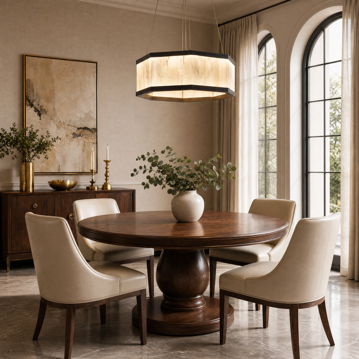 Yiosi Crystara Nested Metal Chandelier 39"