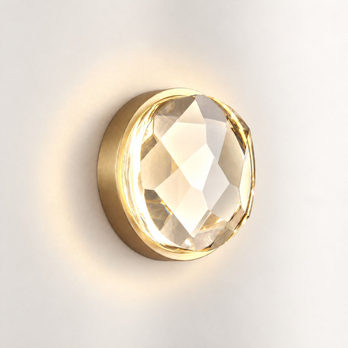 Eclipse Crystal Modern Wall Sconce