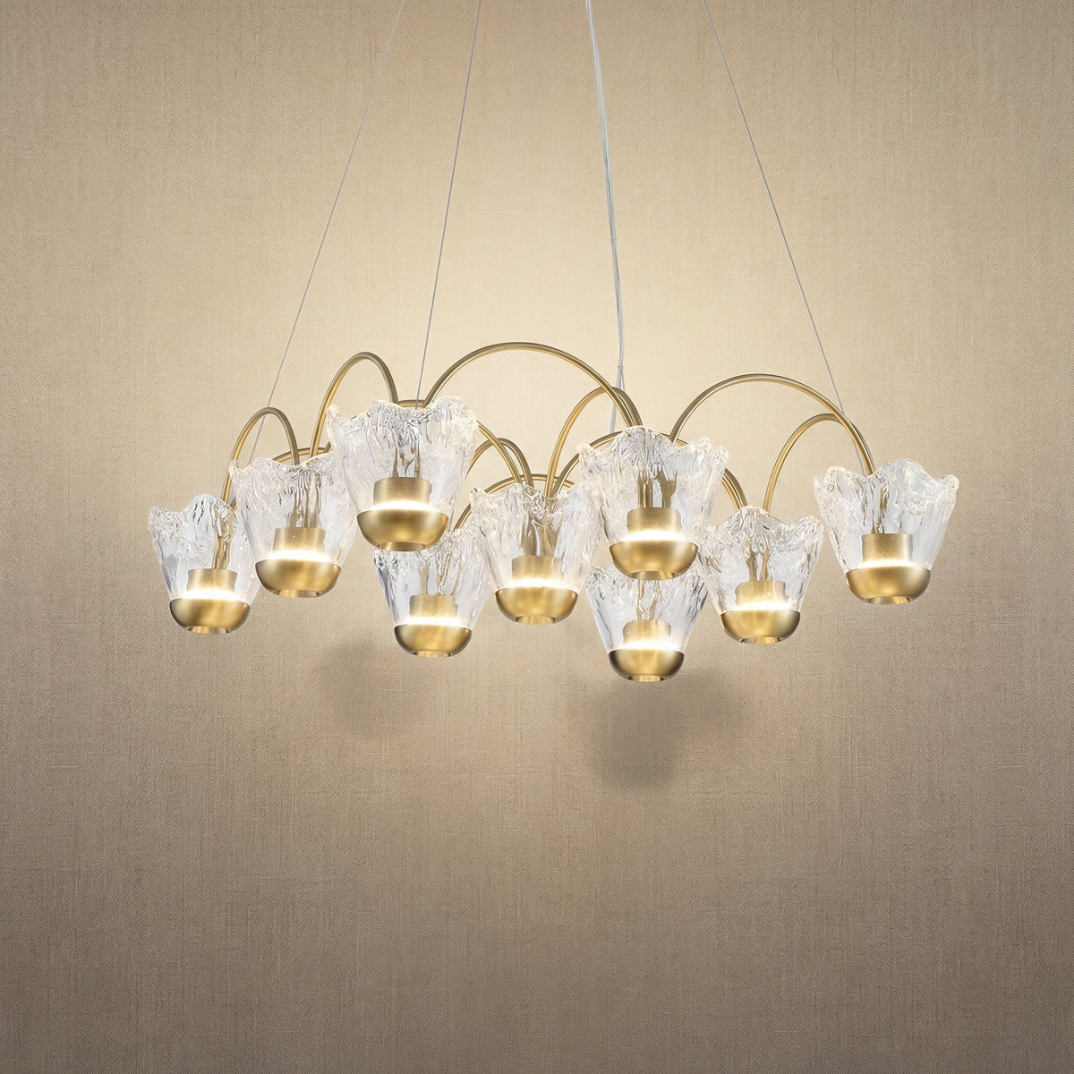 Yiosi Flowers Glass Pendant Light Style B - 24" (Dia 610mm)