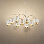 Yiosi Flowers Glass Pendant Light Style B - 24" (Dia 610mm)