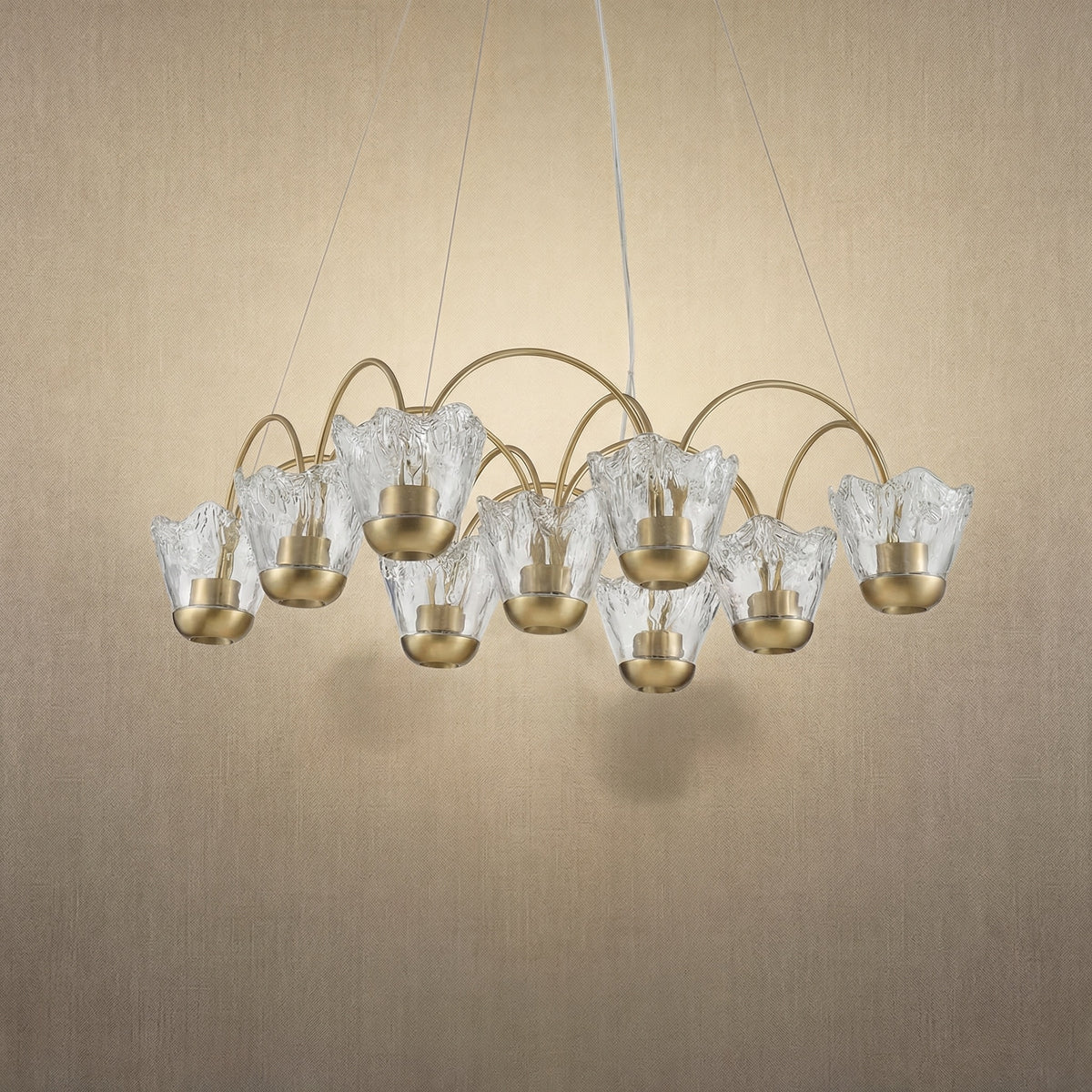 Yiosi Flowers Glass Pendant Light Style B - dark