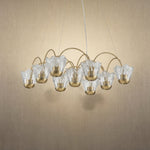 Yiosi Flowers Glass Pendant Light Style B - dark
