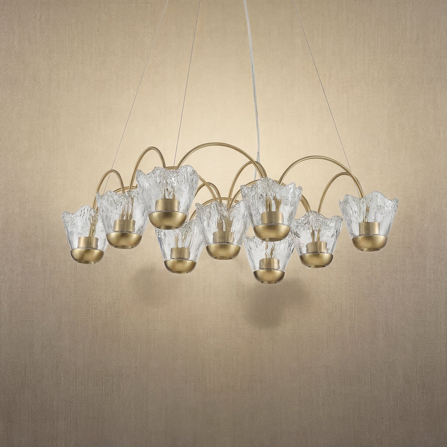 Yiosi Flowers Glass Pendant Light Style B - dark