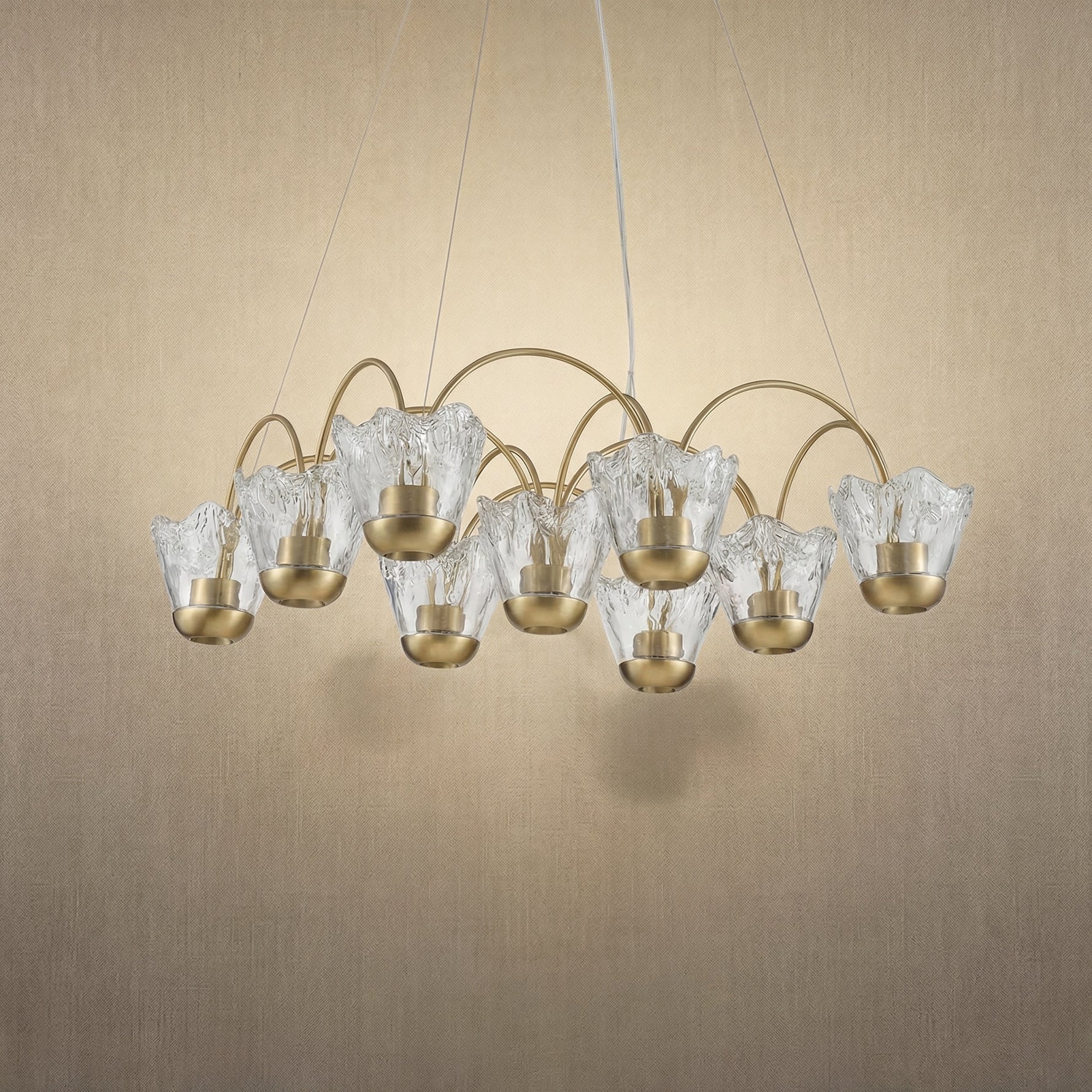 Yiosi Flowers Glass Pendant Light Style B - dark