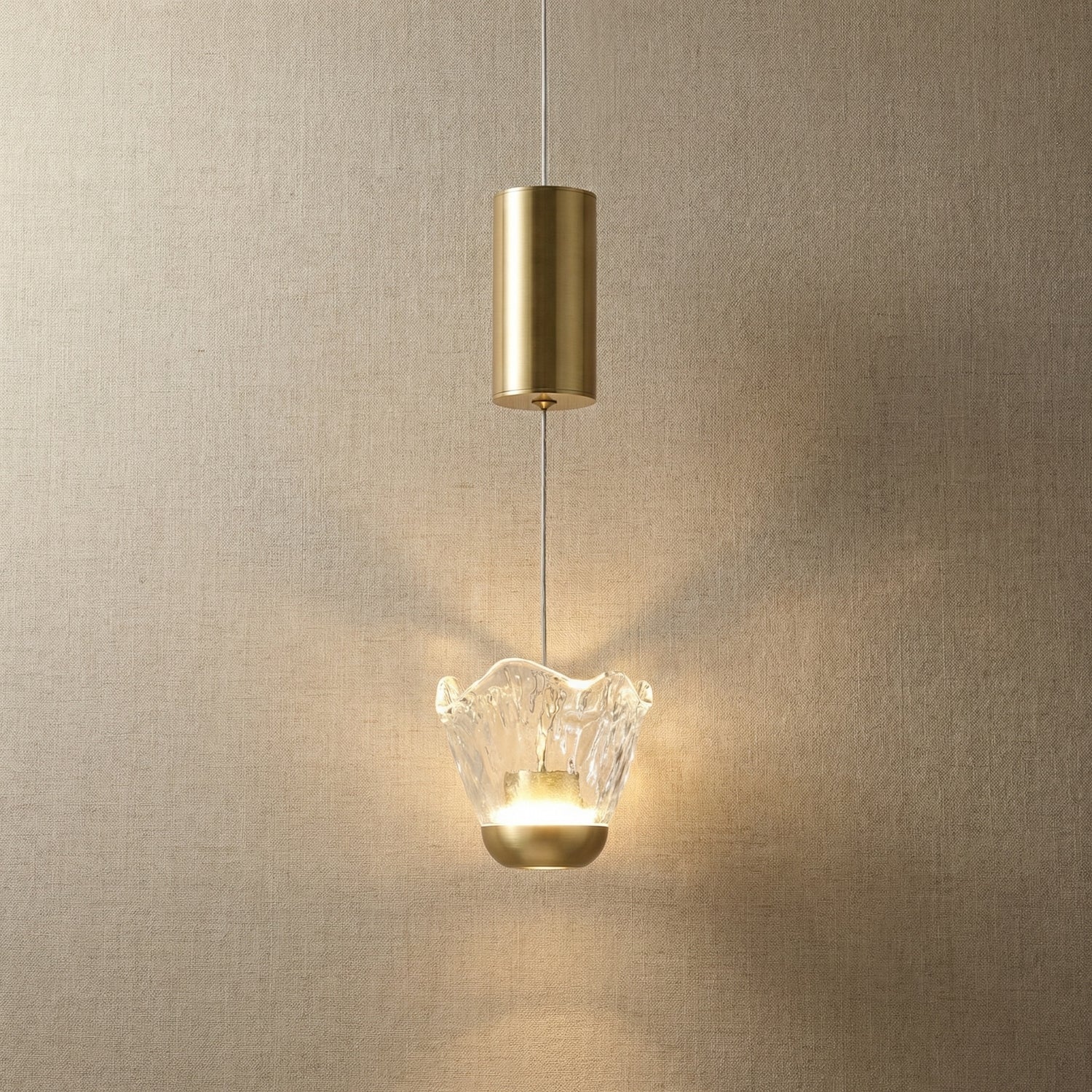 Yiosi Flowers Mini Glass Pendant Light - 5" (Dia 135mm)