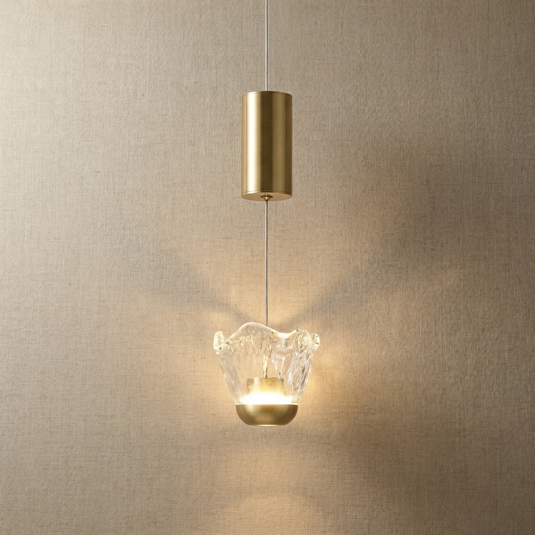 Yiosi Flowers Mini Glass Pendant Light - 5" (Dia 135mm)