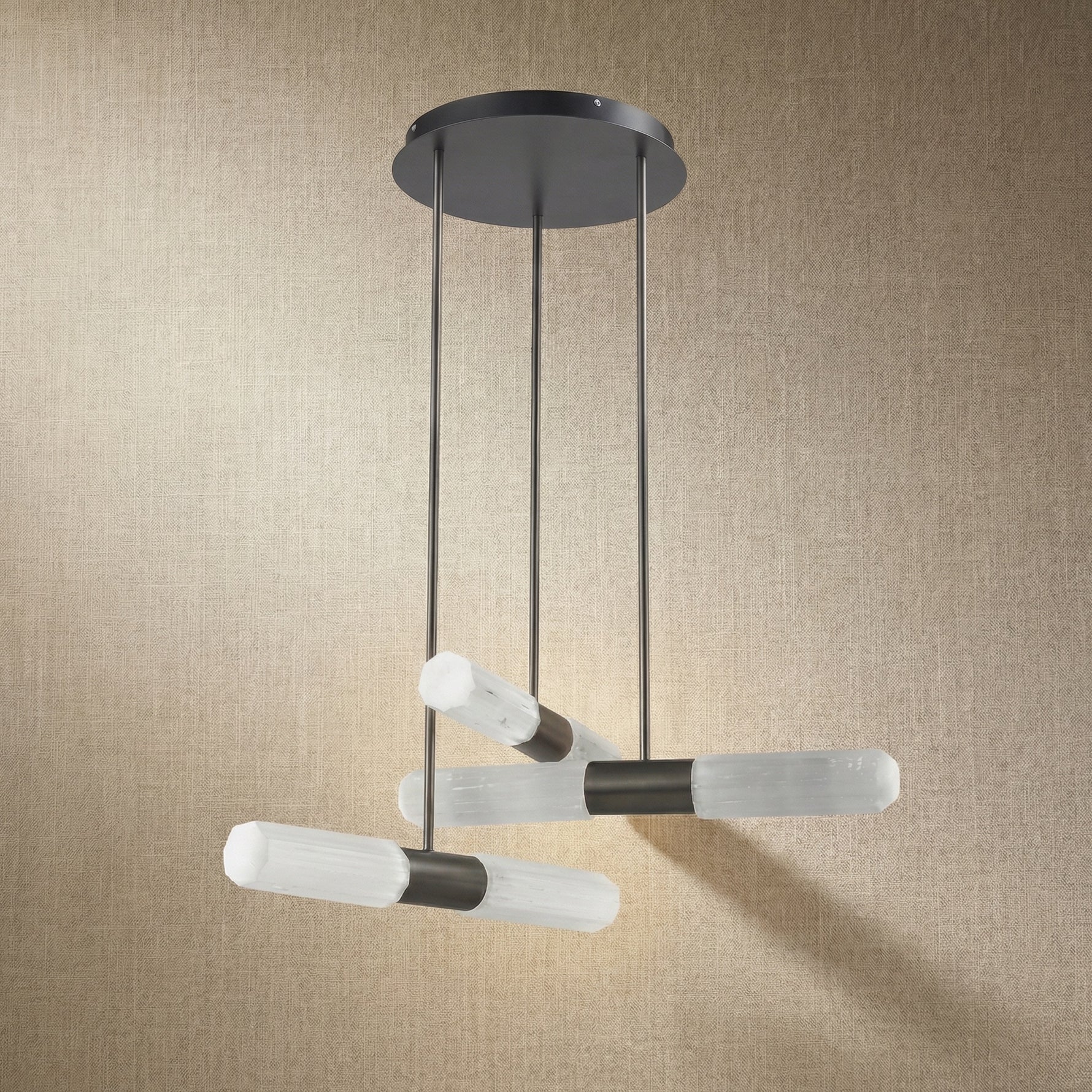 Yiosi Gemstones Crystal Pendant Light - dark