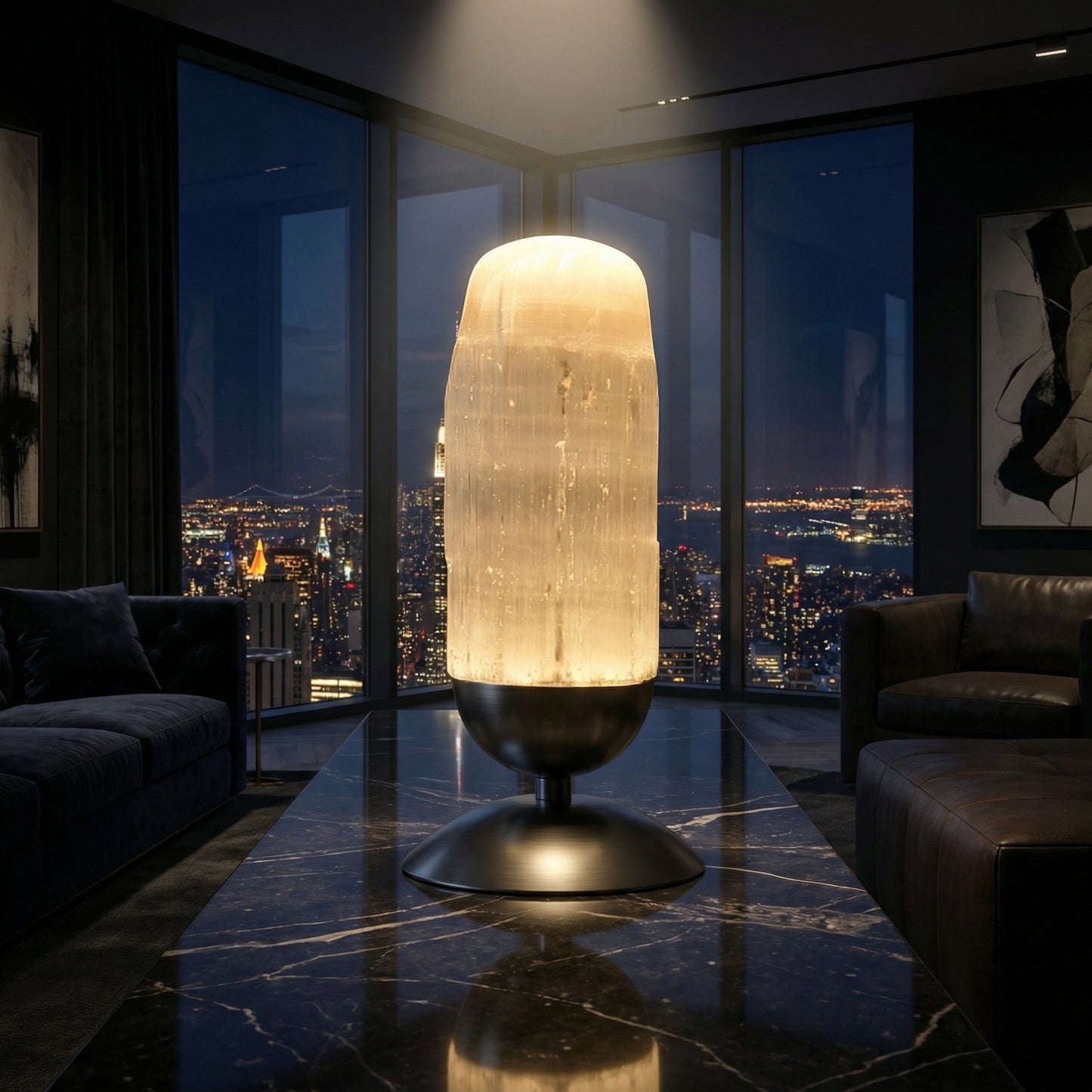 Yiosi Gemstones Crystal Table Lamp 6" Style A - scene-3