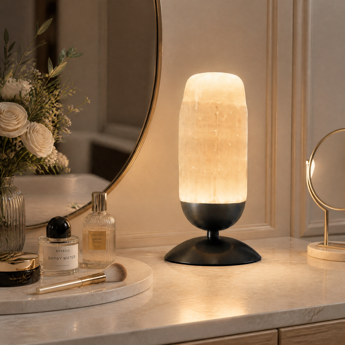 Yiosi Gemstones Crystal Table Lamp 6" Style A