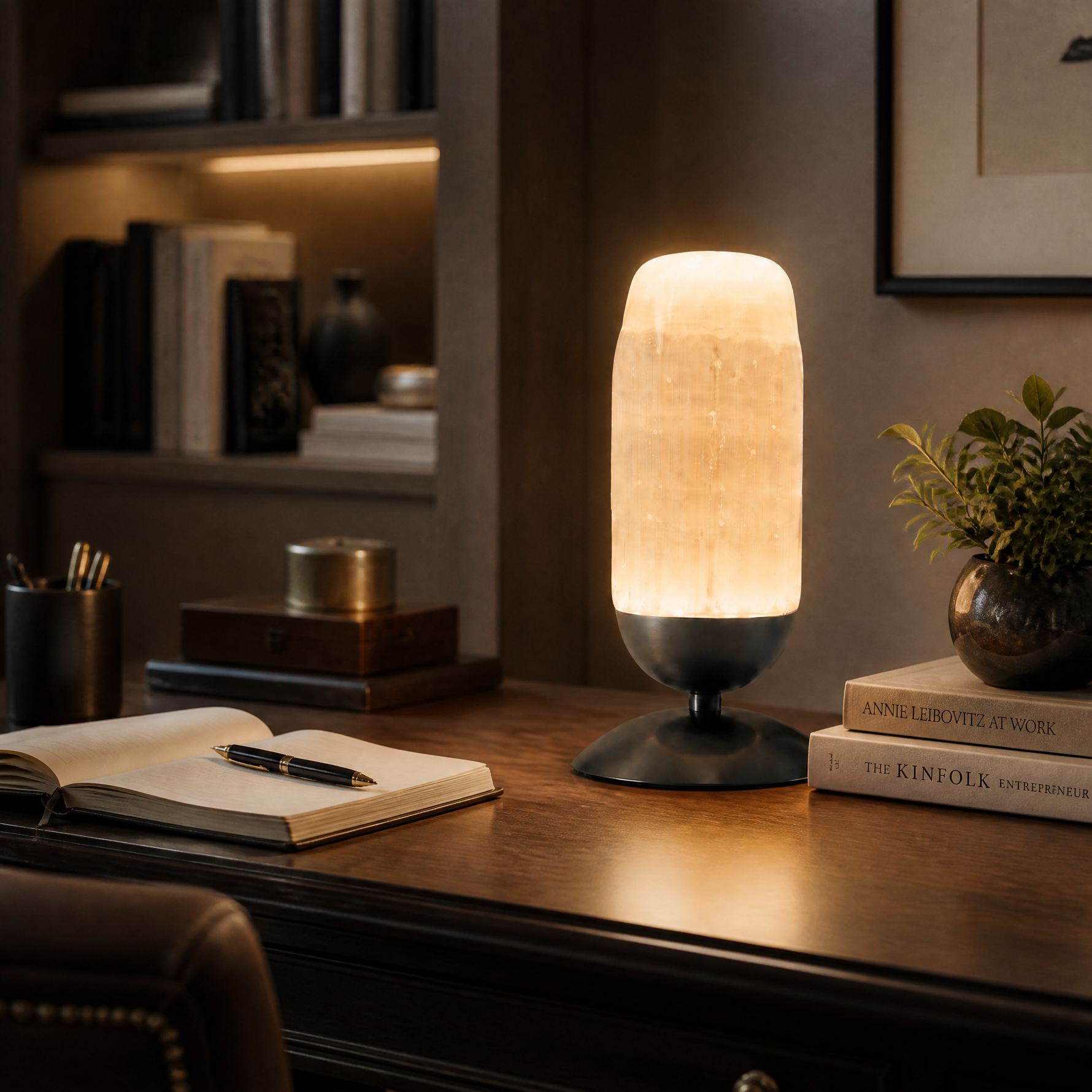 Yiosi Gemstones Crystal Table Lamp 6" Style A