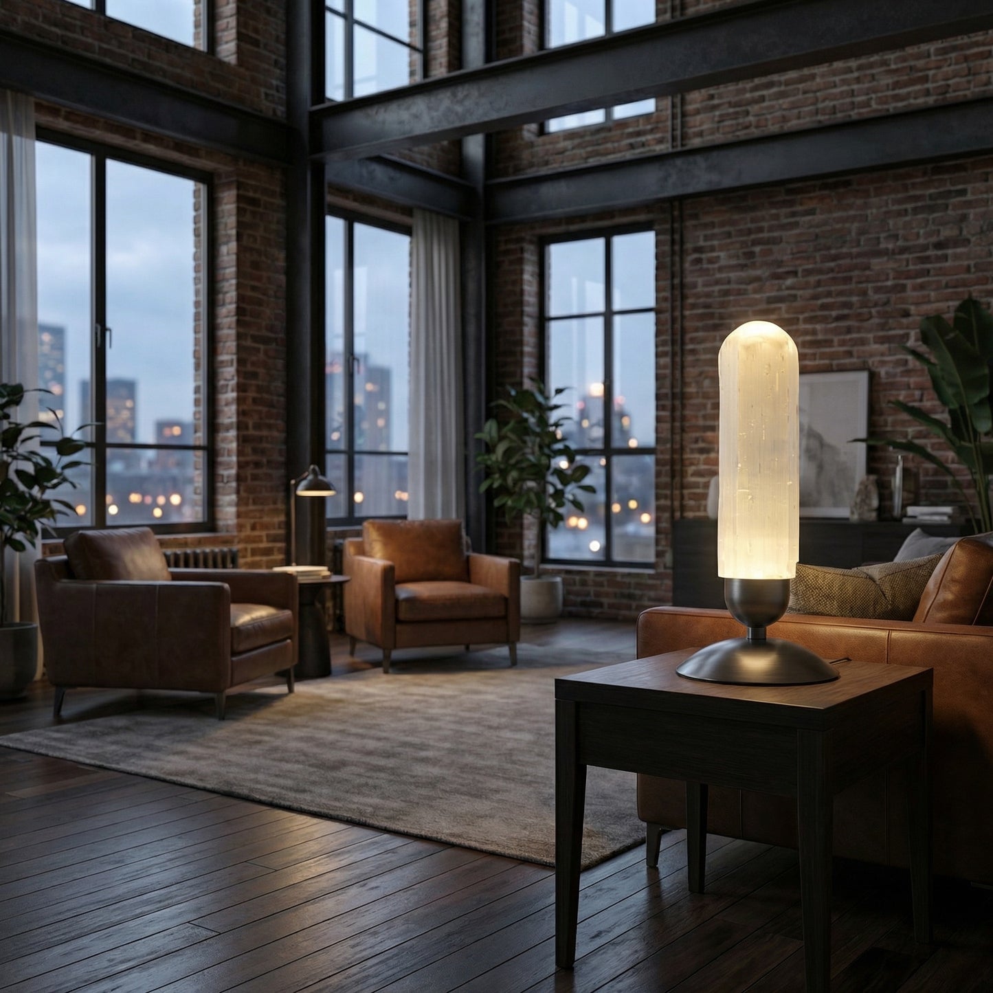 Yiosi Gemstones Crystal Table Lamp 6" Style B - scene-2