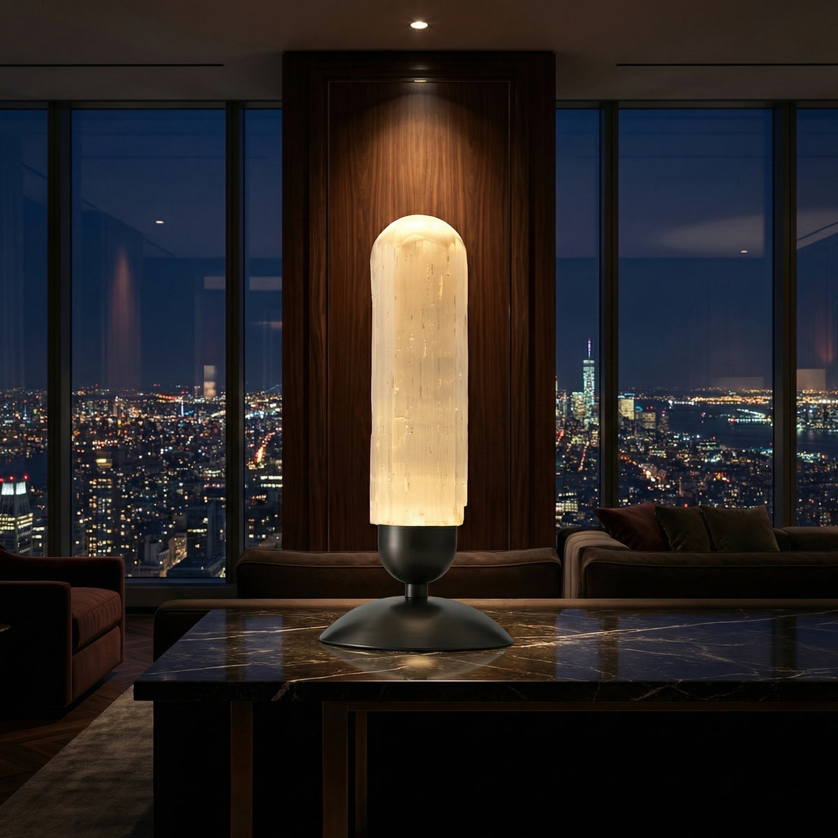 Yiosi Gemstones Crystal Table Lamp 6" Style B - scene-3