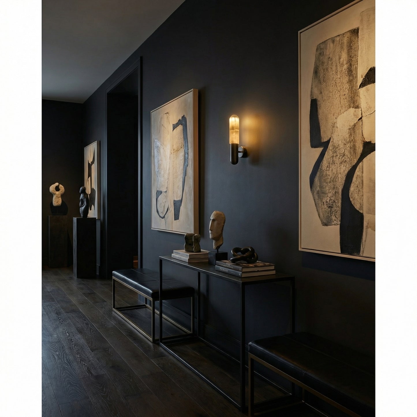 Yiosi Gemstones Mini Crystal Wall Sconce - scene-1