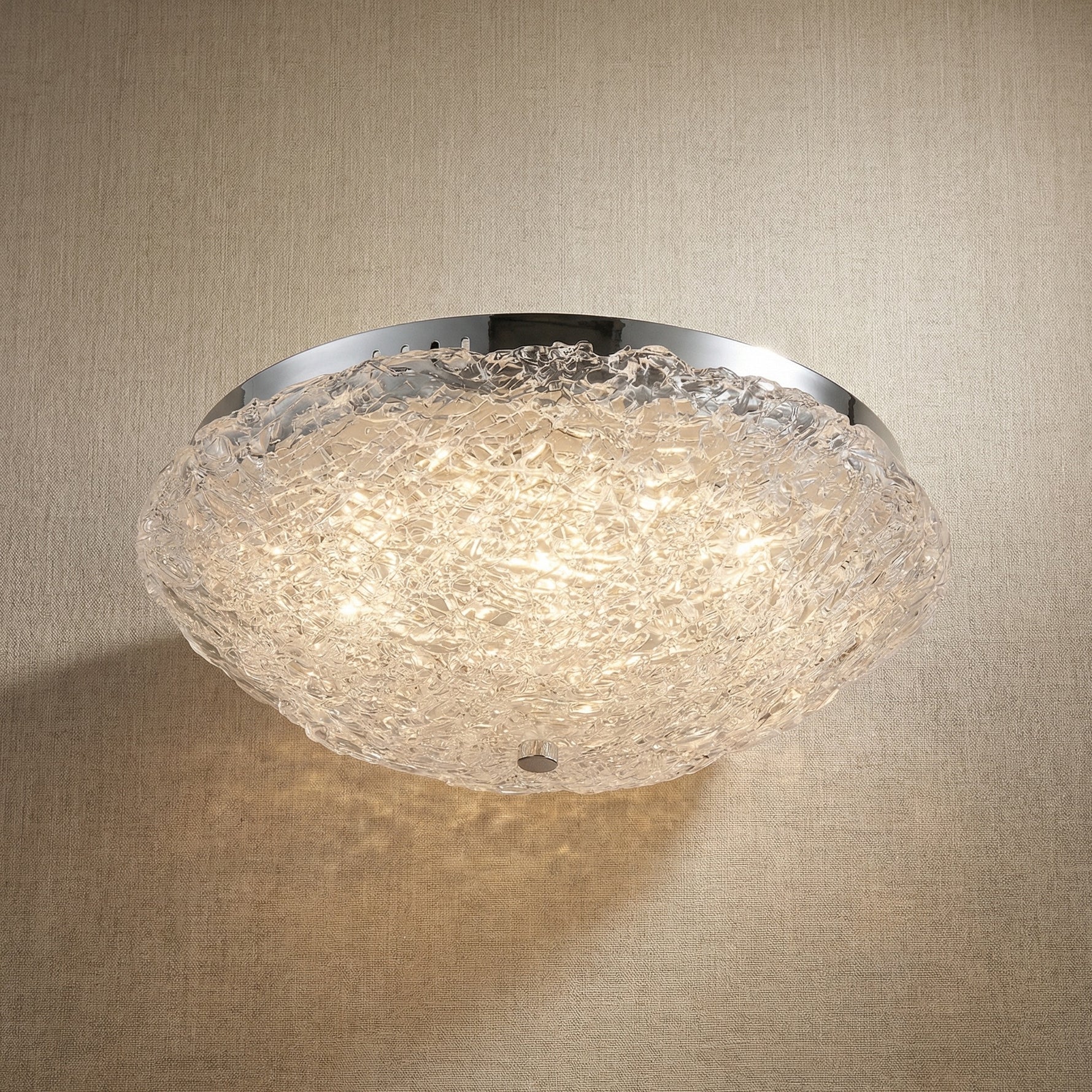 Yiosi Glitter Glass Celling lamp - 20" (Dia 500mm)