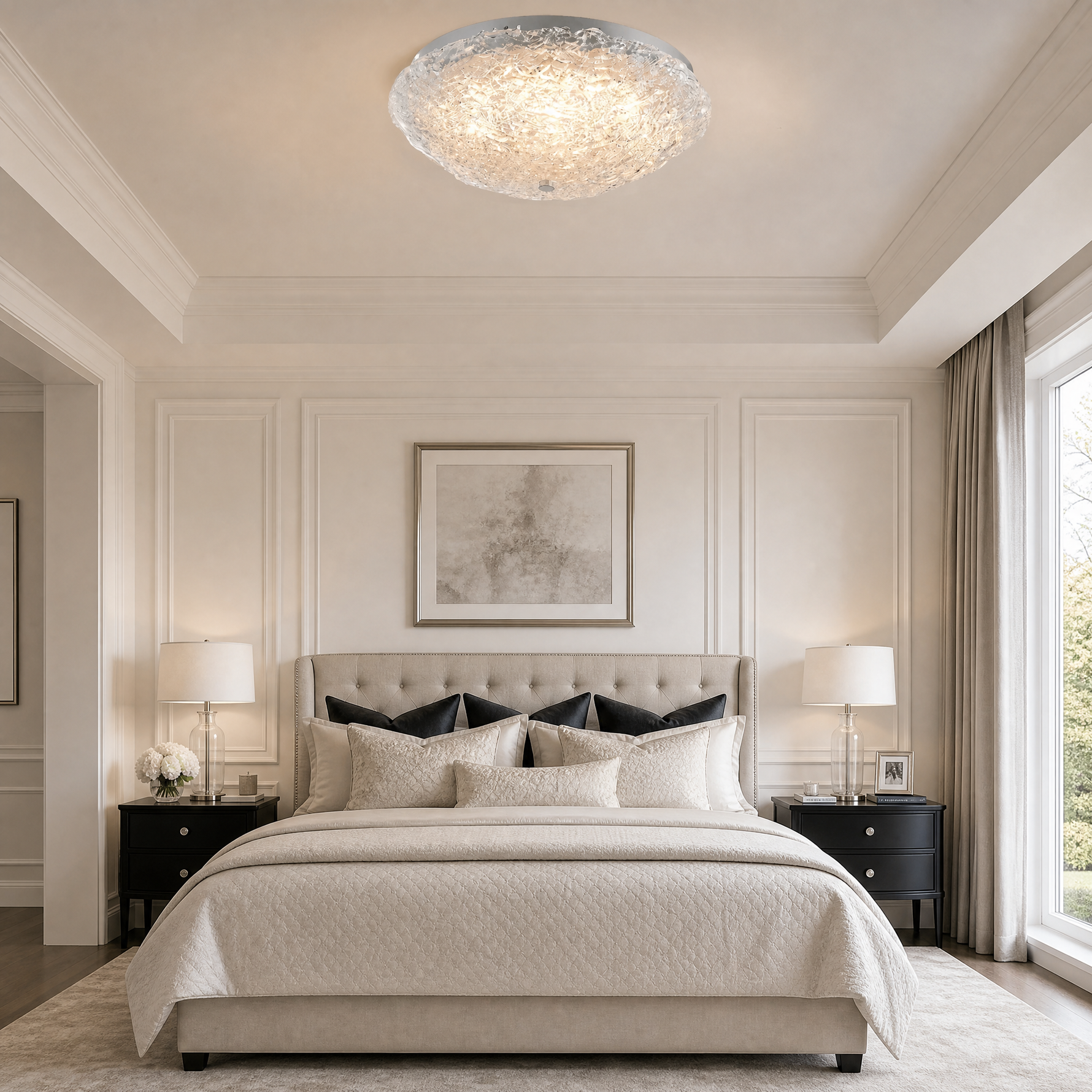 Yiosi Glitter Glass Celling lamp