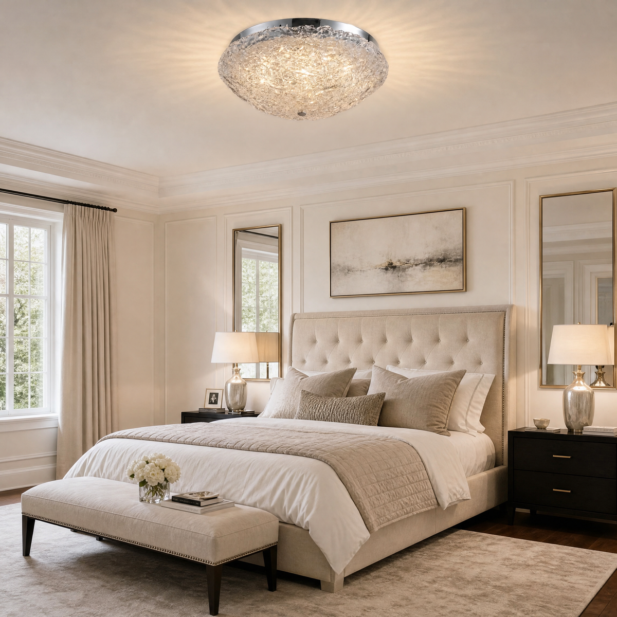 Yiosi Glitter Glass Celling lamp