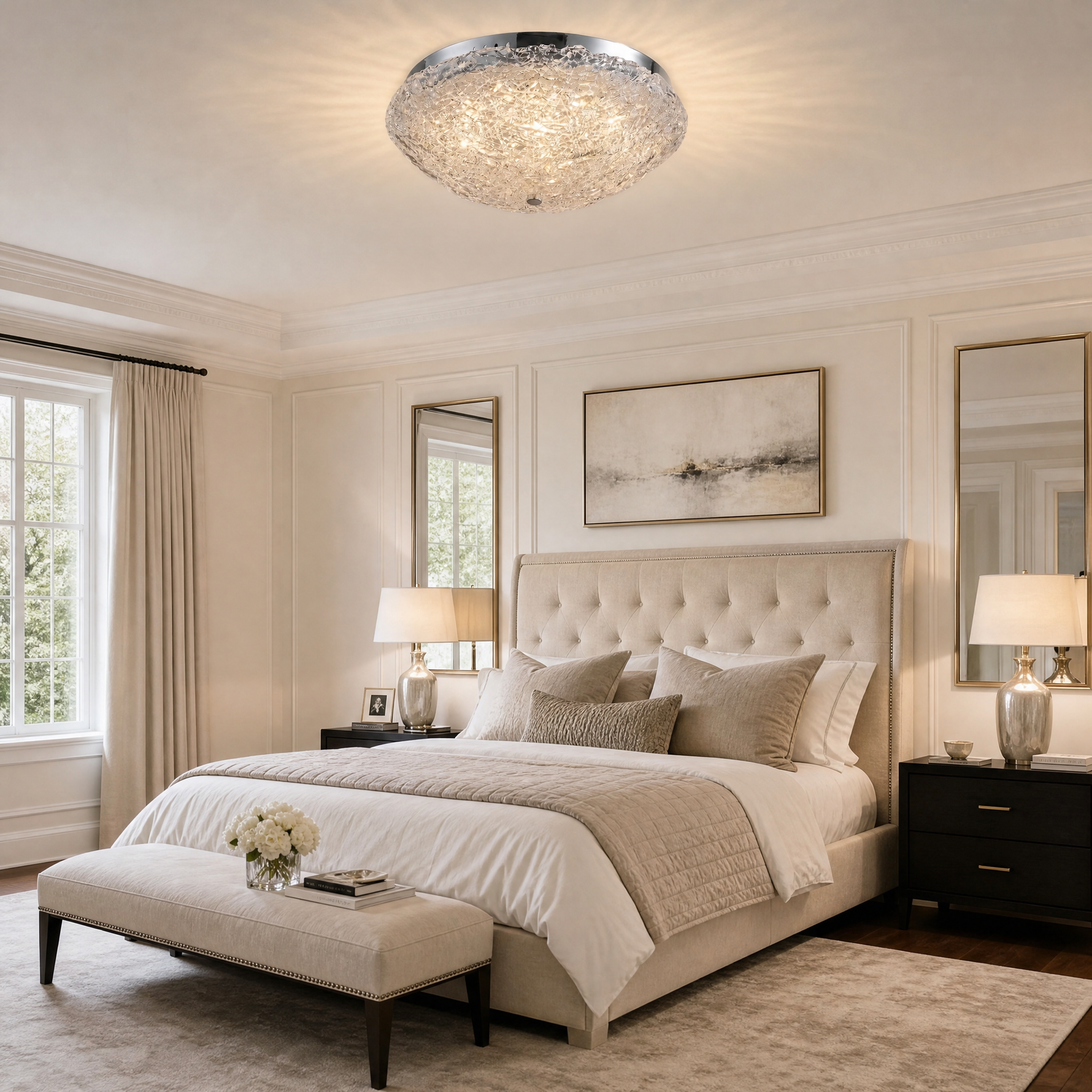 Yiosi Glitter Glass Celling lamp