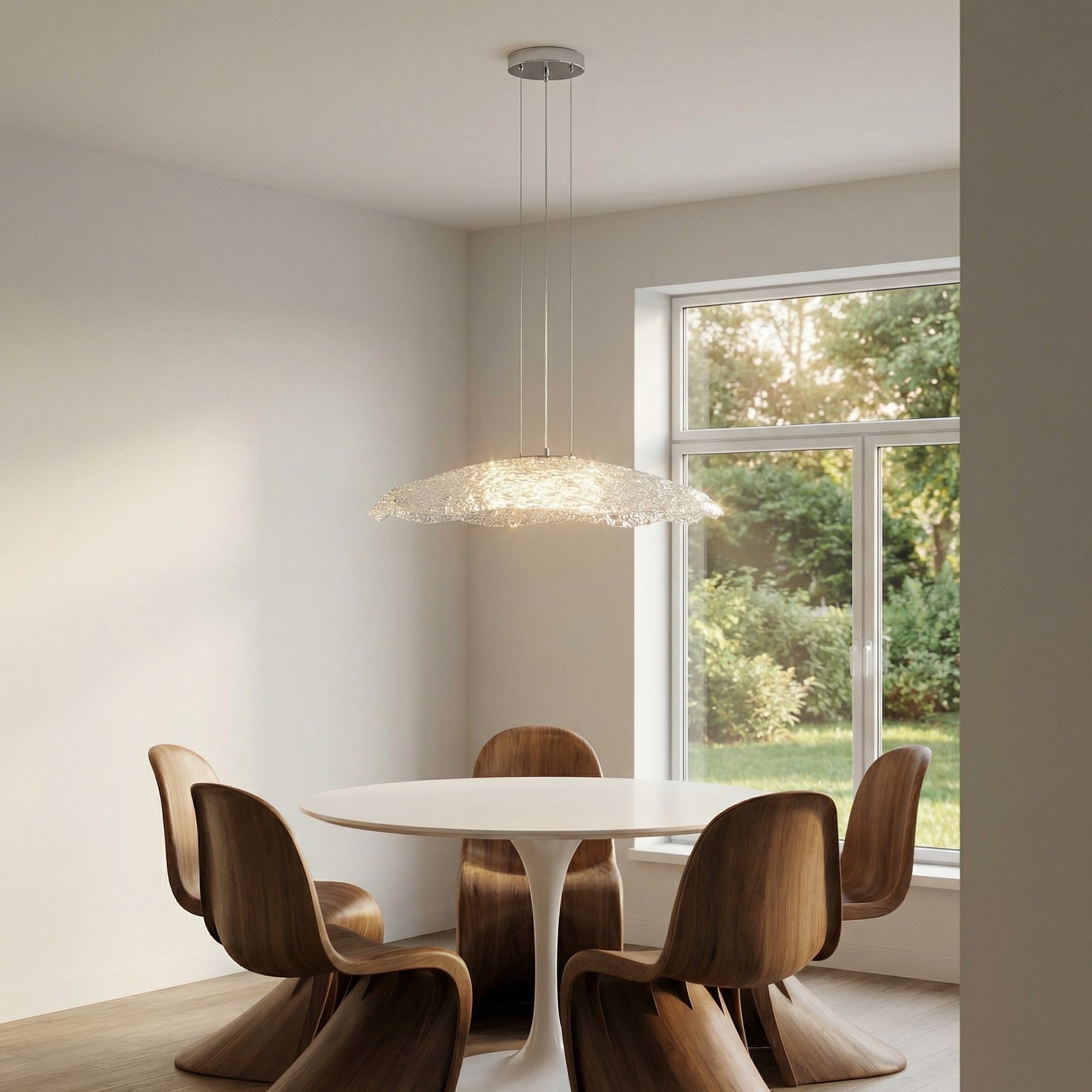 Yiosi Glitter Glass Pendant Light 53" - scene-2