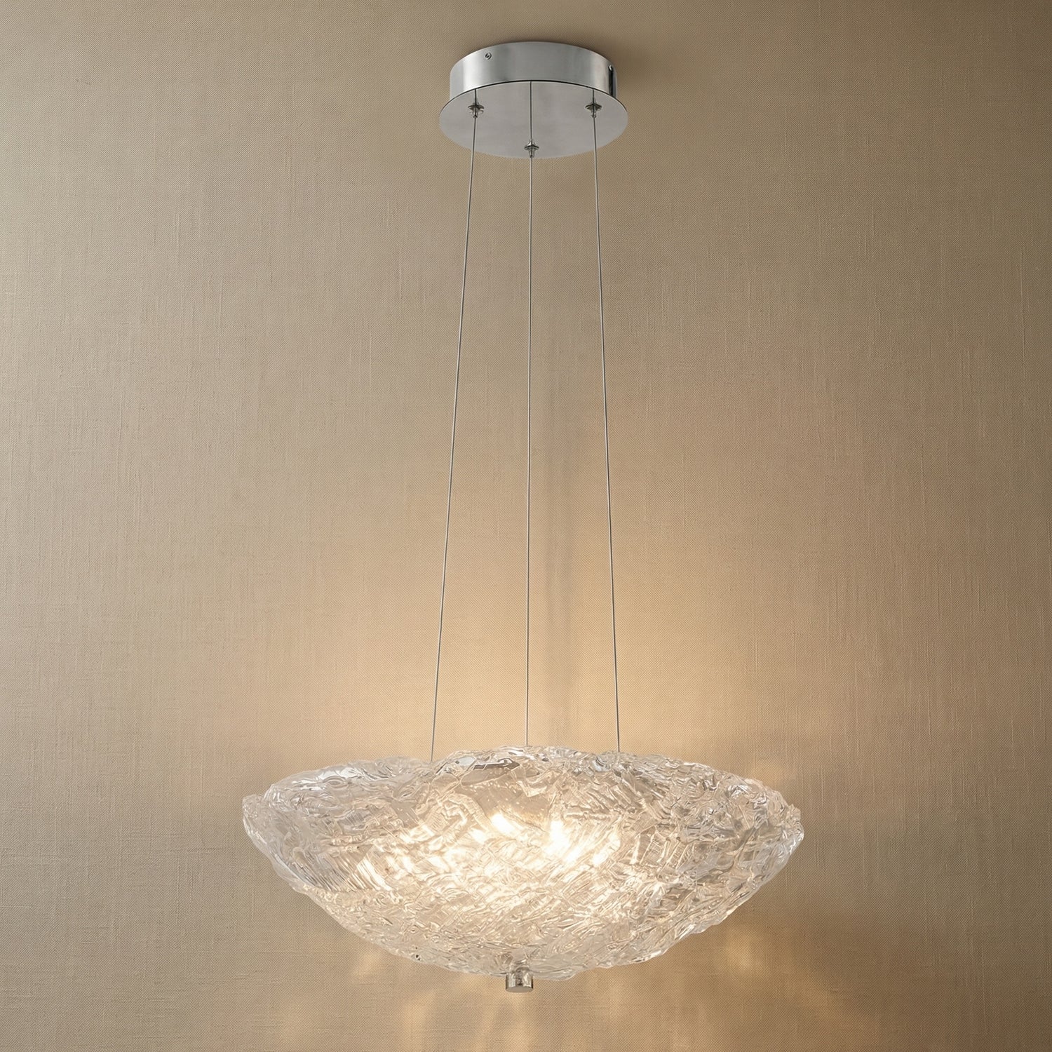 Yiosi Glitter Glass Pendant Light Style A - 12" (Dia 300mm)