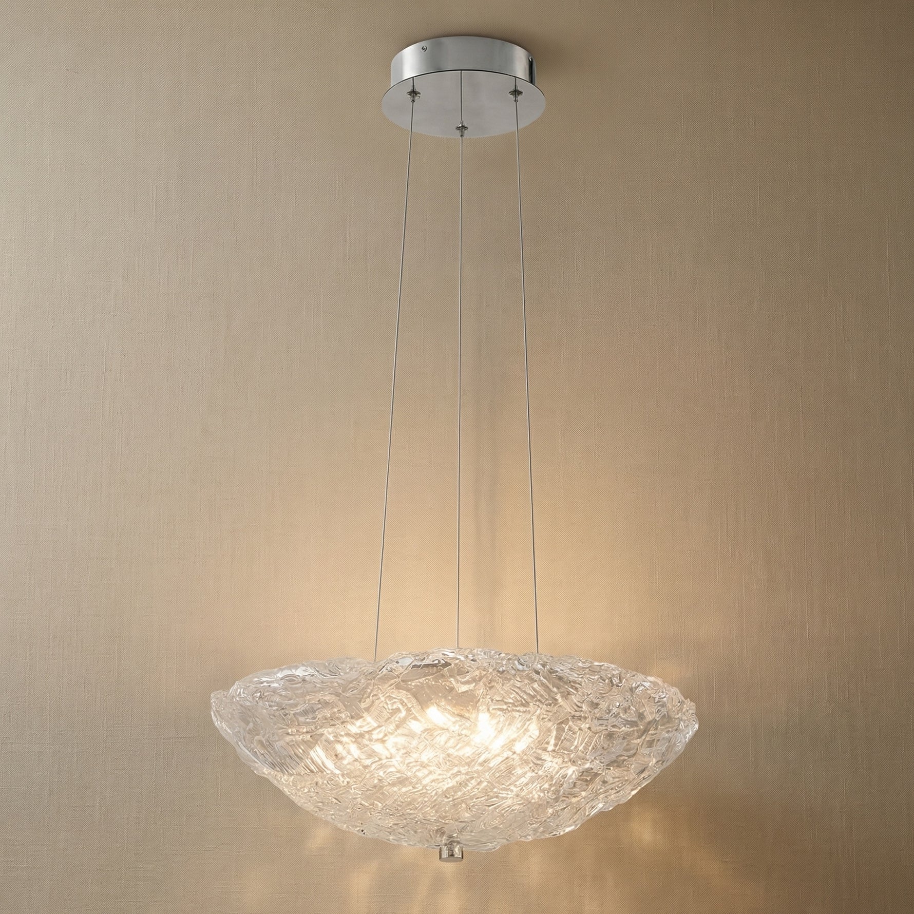 Yiosi Glitter Glass Pendant Light Style A - 12" (Dia 300mm)