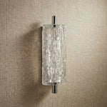 Yiosi Glitter Glass Wall Sconce - dark