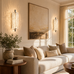 Yiosi Glitter Glass Wall Sconce