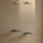 Yiosi Glitter Mini Glass Pendant Light - dark