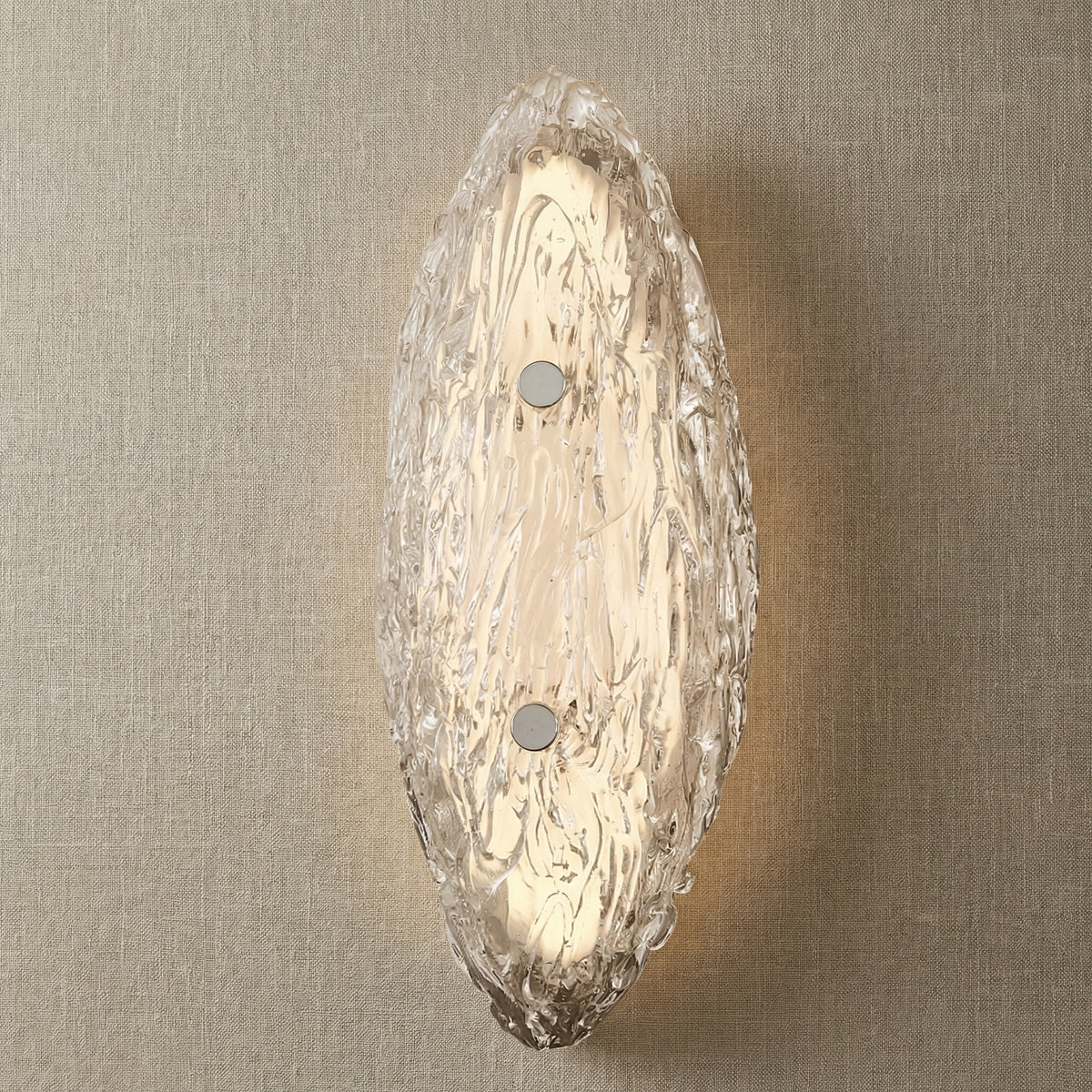 Yiosi Glitter Mini Glass Wall Sconce - 12" (Dia 300mm)