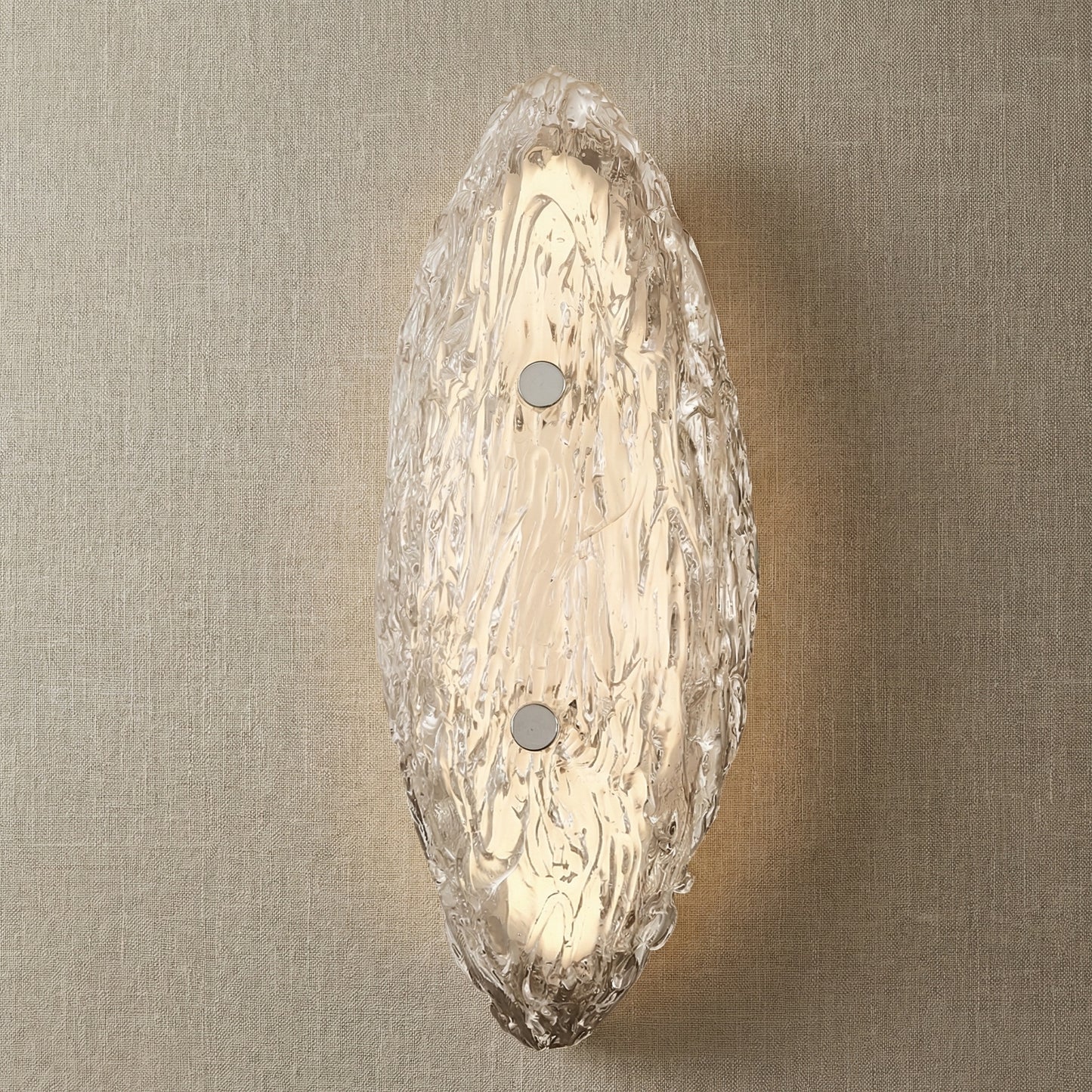 Yiosi Glitter Mini Glass Wall Sconce - 12" (Dia 300mm)