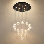 Yiosi Glorious Grand Frosted Crystal Pendant Light - 31" (Dia 800mm)
